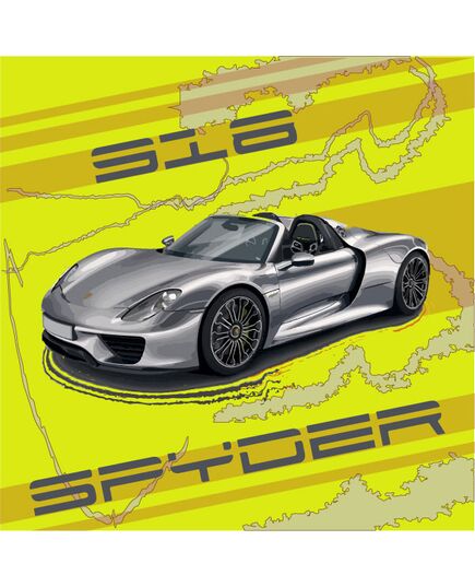Leinwandbild Porsche 918 Spyder Cabrio