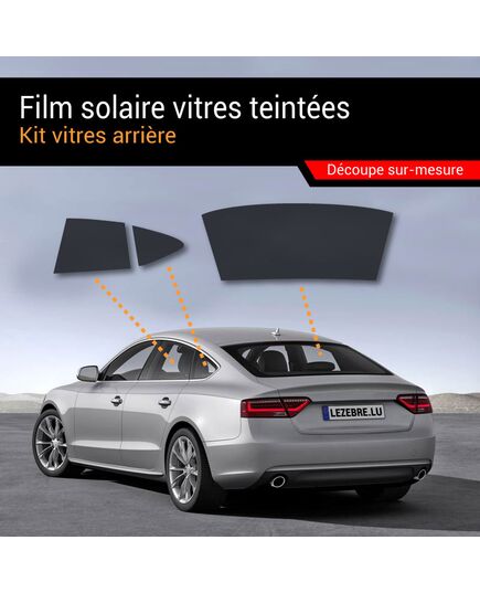 Solar Film Tinted Windows Car - Back and Rear Windows Kit