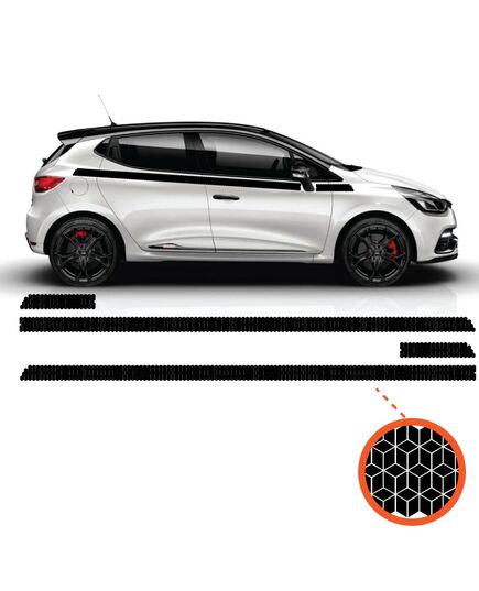Kit Stickers Cube Ornament Renault Clio
