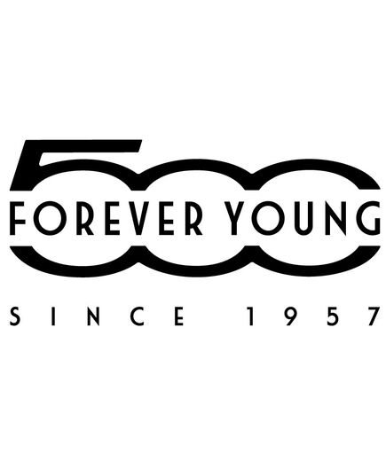 Fiat 500 * Forever Young Decal