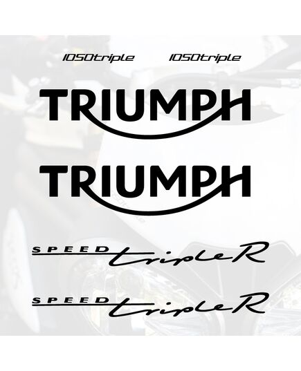 Triumph Speed Triple R 1050 Motorrad Aufkleber