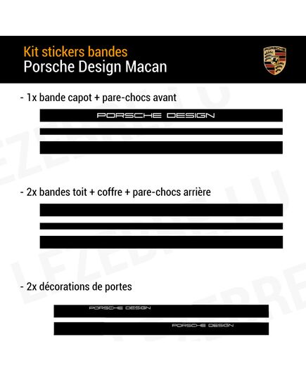 Porsche Design Macan Stickers Set