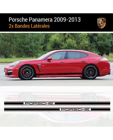 Porsche Panamera Seitenstreifen Aufkleber Set 2009-2013