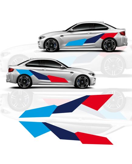 BMW M2 Performance Seitenstreifen Aufkleber