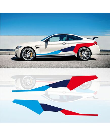 Kit Stickers Décos Portes BMW M4 Performance F82 2017-2020