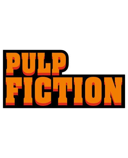 Pulp Fiction Film Aufkleber