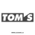 Sticker Carbone Tom's Logo 2