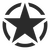 Sticker Étoile US ARMY Star