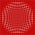 Sticker Deko Illusion optique rouge