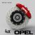 Opel logo brake decals set