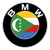 Sticker BMW logo Flagge Comores