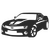 Chevrolet Camaro silhouette Decal