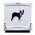 Sticker Wohnwagen/Wohnmobil Boston Terrier