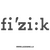 Sticker Carbone Fizik Logo