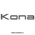 Sticker Carbone Kona Logo 6