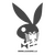 Sticker Karbon Playboy Bunny Albanais