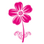 Sticker Voiture Fleur, Déco Fleur