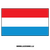 Sticker Flagge Luxemburg