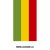 Rastafari flag strip decal