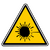 Decal danger laser radiation