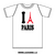 Tee shirt I Love Tour Eiffel Paris
