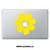 Sticker Macbook Blüte 2