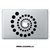 Sticker Macbook Spirale Cercles