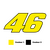 Valentino Rossi Number 46 Decal