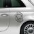 Sticker Fiat 500 Lion Visage