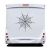 Spider Web Camping Car Decal 2
