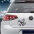 Sticker VW Golf Tête de Mort Punisher 28