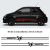 Fiat Abarth 500 Hatchback car stripes Decals set