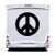Stencil Camping Car Peace & Love Logo II
