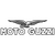 Sticker Moto Guzzi Emblème Noir & Blanc