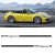 Kit Stickers Bandes Bas de Caisse Porsche Cayman 718