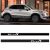 Fiat 500X Abarth Racing Stripes Decal Set