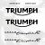 Triumph Speed Triple R 1050 Motorrad Aufkleber