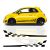 Kit Stickers Bandes Fiat Abarth 500 - 595 Damiers Sportifs