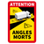 Attention Danger Angles Morts Truck Decal