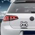 Smiley Cartoon Volkswagen MK Golf Decal
