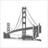 Sticker Golden Gate Bridge
