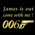 Sweat-Shirt 006 James is out Parodie 007 Bond