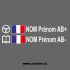 Kit 2 Stickers Steuer Flagge Frankreich Fahrer / Beifahrer Rallye zum Personalisieren