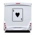 Ace of Hearts Camping Car Decal