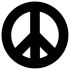 VW Peace and love logo Camping Car Decal model nr 2