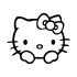 Hello Kitty Ford Fiesta Decal