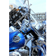 Sticker Déco Harley Davidson Bleu