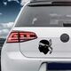 Sticker VW Golf Kopf vom Maure Corse Corsica