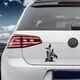 Sticker VW Golf Fleur 4