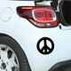 Sticker Citroën Peace and Love Logo 2